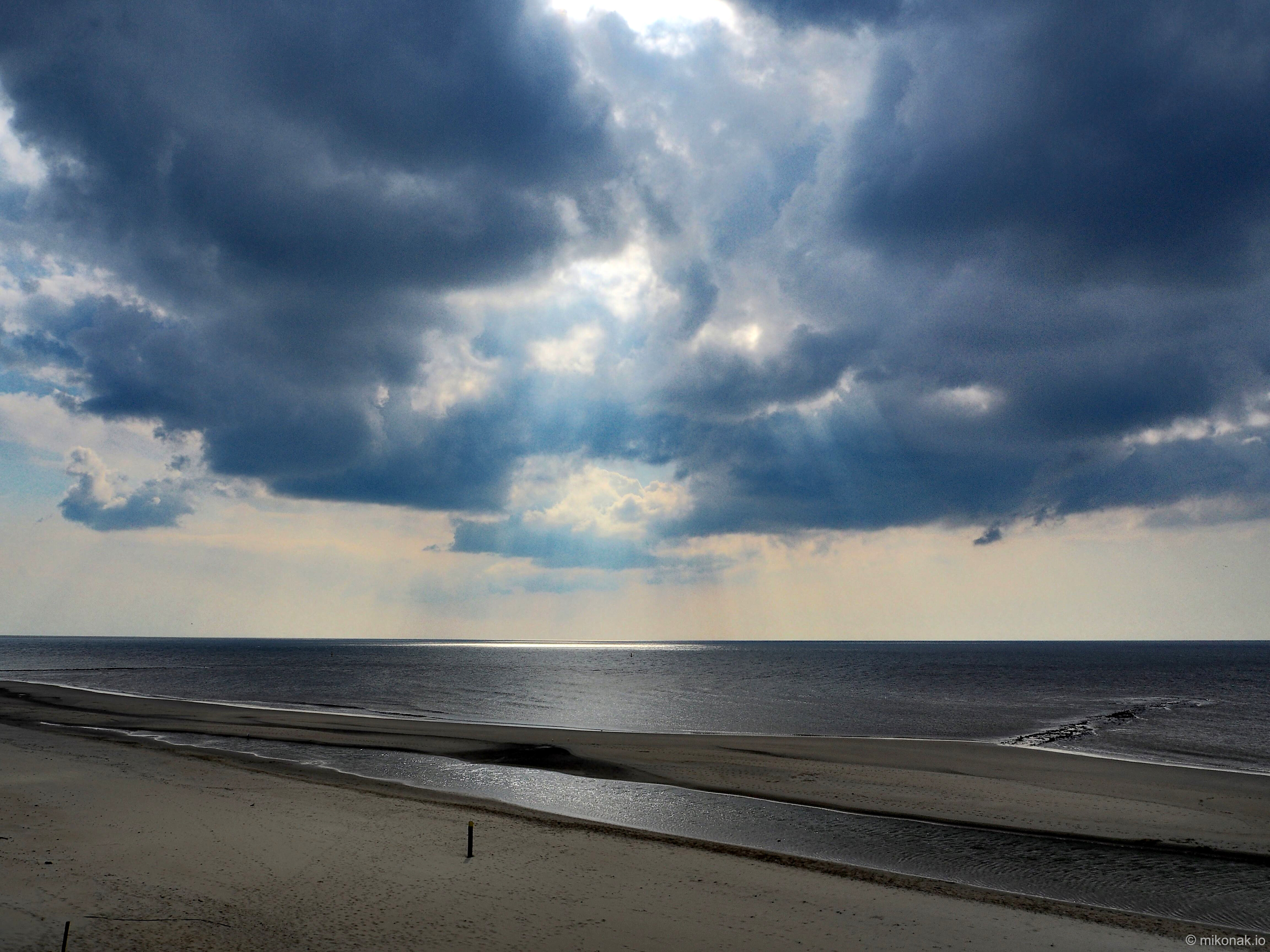 Dramatic Beach Cloudscape